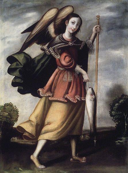 unknow artist Archangel Raphael oil painting image